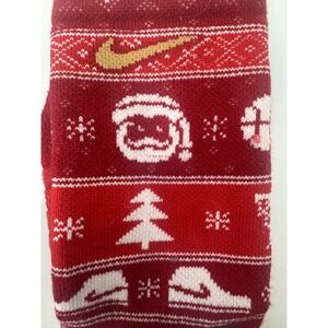 NIKE BASKETBALL Medium "HOLIDAY" ELITE CREW SOCKS-Yth 5-7/WMN 6-10 Men 6-8